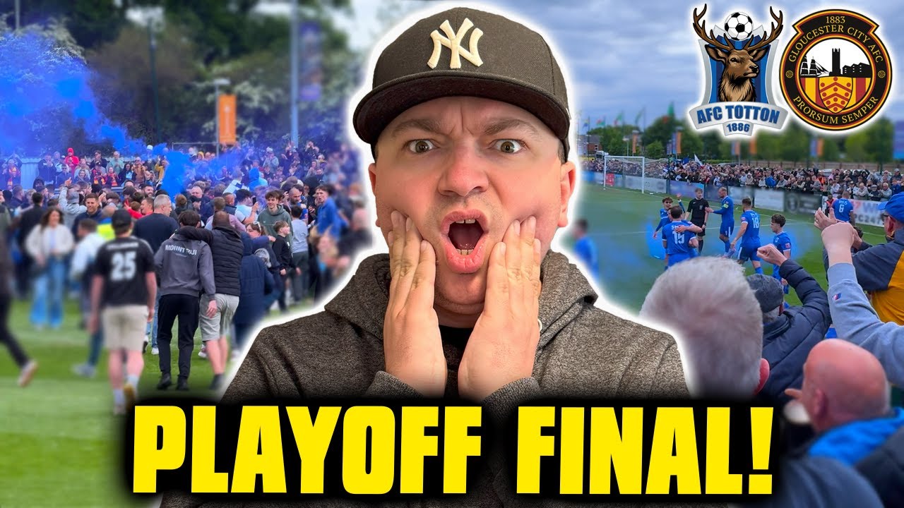 The Moment AFC TOTTON Won PROMOTION! | AFC Totton v Gloucester City