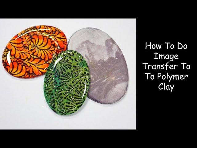 How to Transfer Wrapping Paper on Polymer Clay! 