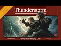 Thunderstorm ambient background sounds