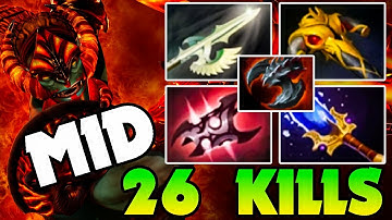 Huskar Dota 2 Mid Carry 7.33 With 26 Kills Gameplay Build Guide