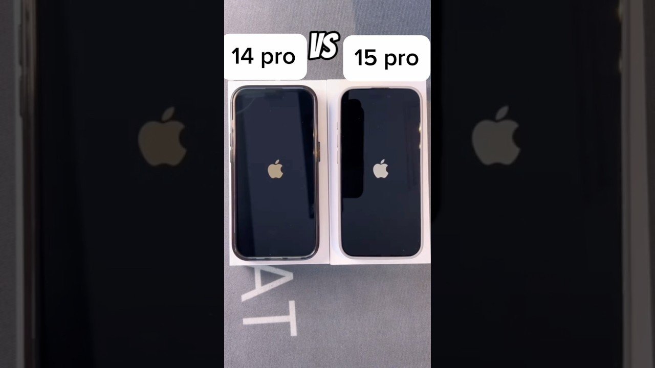 iPhone 14 Pro vs 15 pro boot up test 🔥