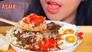 ASMR NASI RAWON ||MUKBANG INDONESIA #ASMR #asmrsounds #eatingsounds #nasirawon #rawon