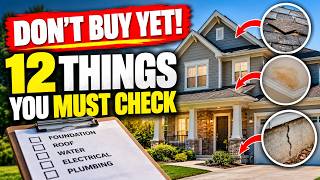 Never Buy a House Without Checking These 12 Things