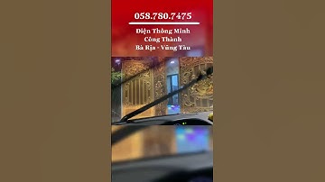 Thi công cổng tự động - điện thông minh công thành #shorts