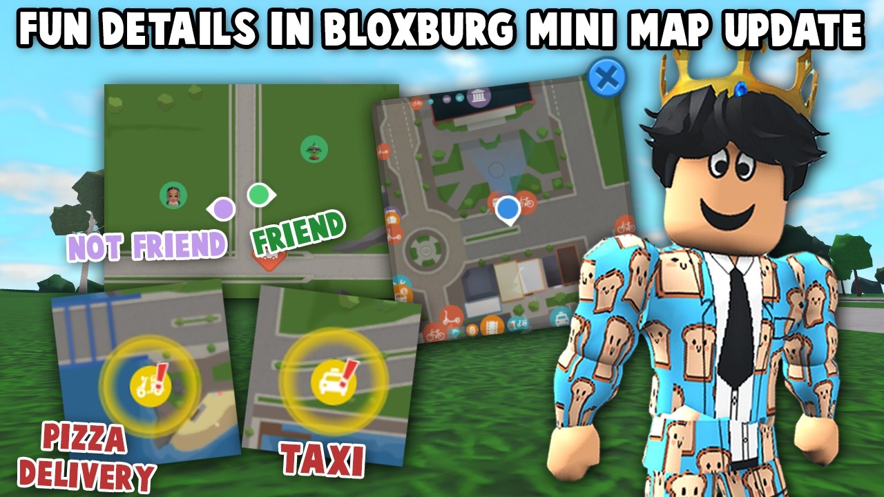 FUN DETAILS FROM THE BLOXBURG MINI MAP UPDATE - YouTube