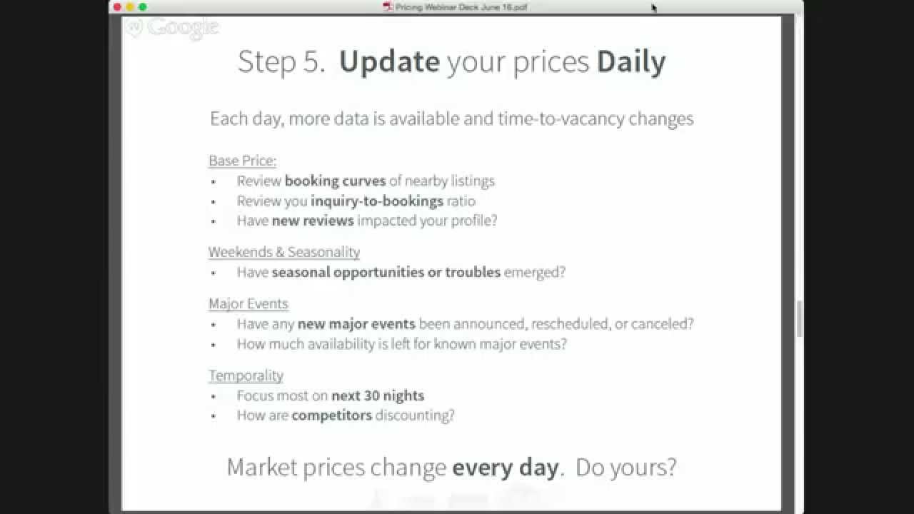 How to price your Airbnb/VRBO listing perfectly