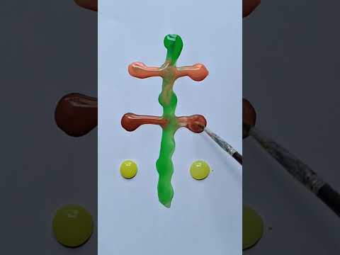 Water drop color mixing #shorts #art #waterdrop