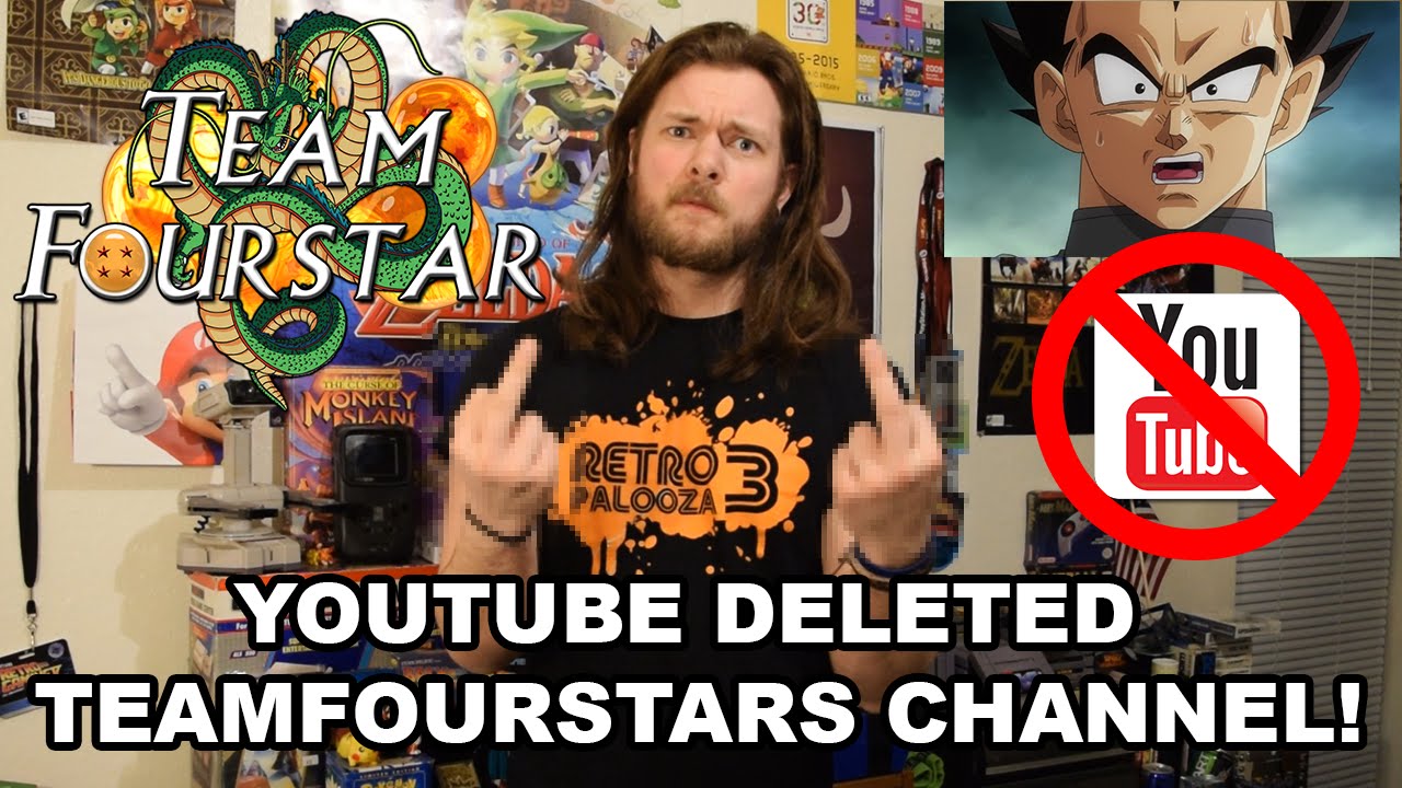 TeamFourStar Channel Deleted?? WTF YOUTUBE?? #WTFU - TeamFourStar Channel Deleted?? WTF YOUTUBE?? #WTFU