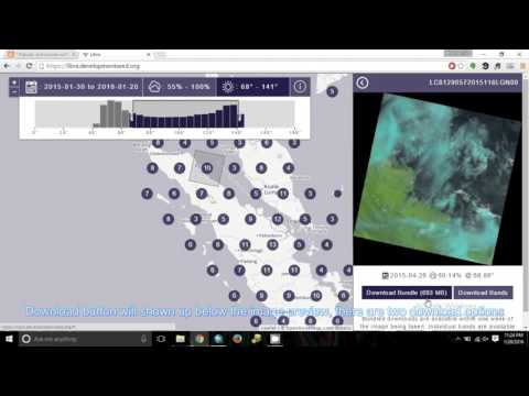 Download Landsat 8 Data Using Libra Development Portal