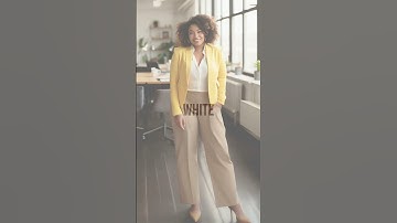 Bright Yellow Color Combo #styletips #colorpalette #aiimagery