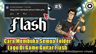 Tutorial Cara Membuka Daftar Lagu Di Game Guitar Flash screenshot 2