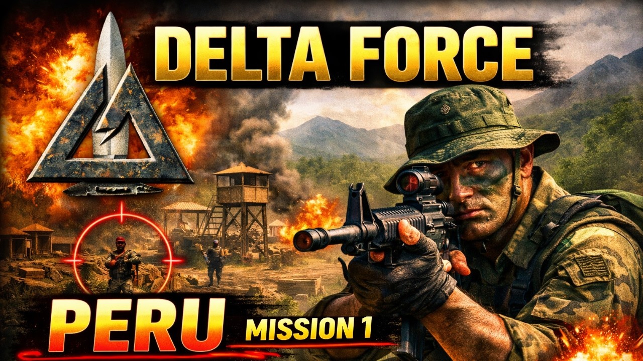 Delta Force 1 - Walkthrough Part 1 | Peru Campaign Mission 1: Insurrection (No Commentary)