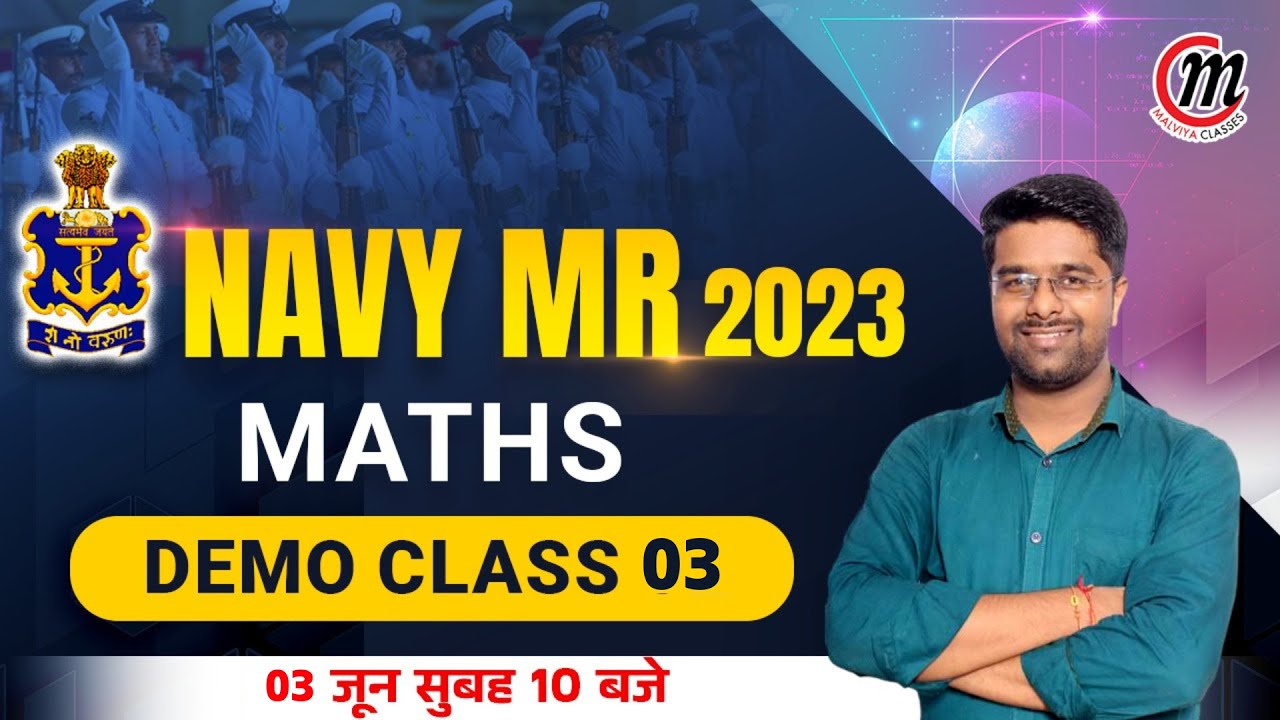 Navy MR Classes 2023 | Math Class 03 | Agniveer Navy Mr Classes | Navy ...