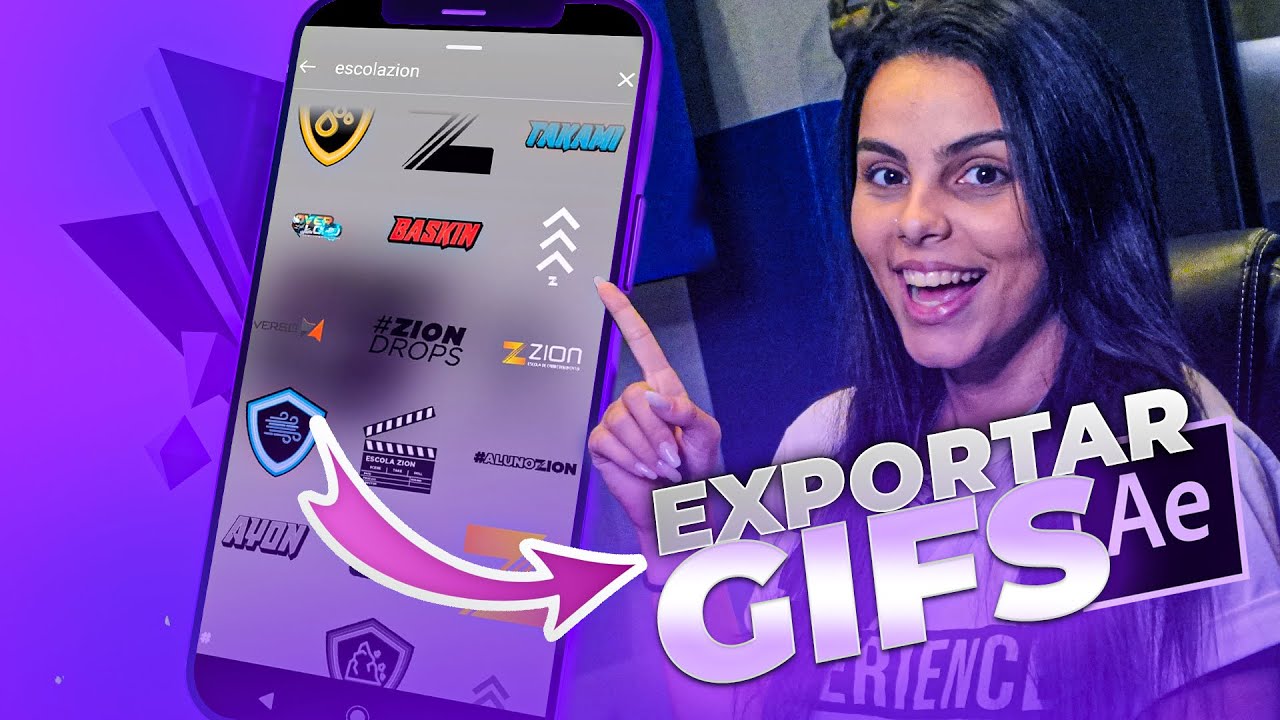 Como EXPORTAR GIFS do After Effects (Mais leve e sem plugins!)