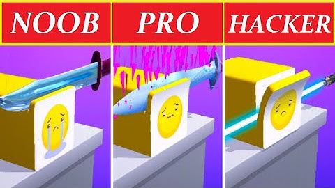 NOOB vs PRO vs HACKER | Satisfying ASMR Relaxing Video | asmr slicing 2021