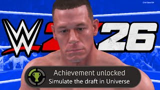 Getting Every Achivement in WWE 2k26 Universe Mode