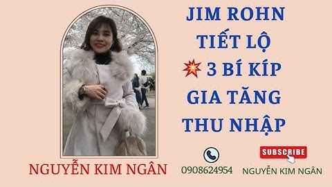 Gia tăng thu nhập nhờ ứng dụng 3 bí kíp của JIM ROHN#tudotaichinh #quanlytien #phattrienbanthan