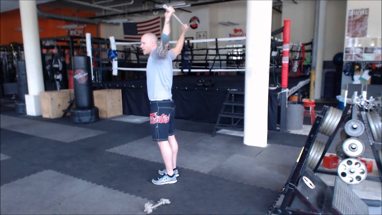 Trainer Tip Simple way to stretch with pvc pipe YouTube