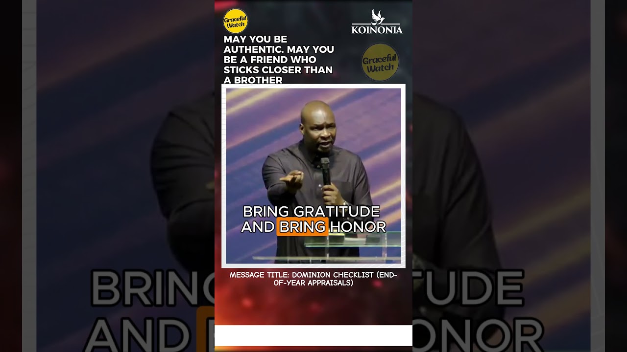 Be Sincere, Love People Genuinely #apostlejoshuaselman #koinoniaglobal #koinonia #koinoniaabuja