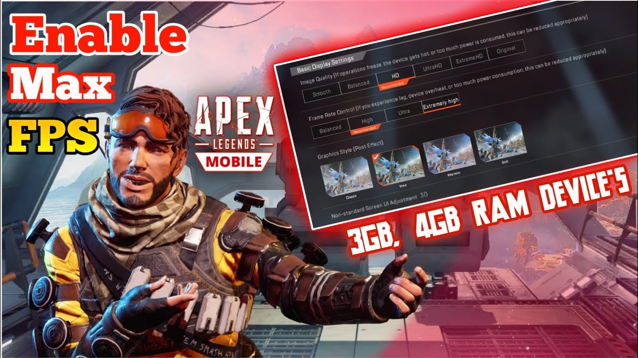 Here's how you can get maximum FPS in Apex Legends Mobile 