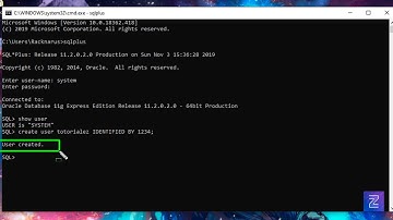 ORACLE - como crear un usuario en la base de datos SQLPLUS con CMD 😎