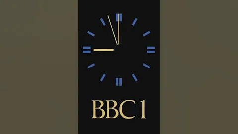 BBC1 1985 - 1991 clock, 20:59:38, Sunday 7th November 2010