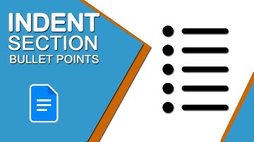 How to Indent Sections Bullet Points in Google Docs