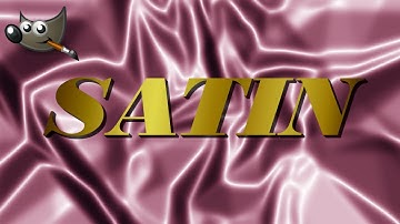GIMP Tutorial - Satin Effect - G