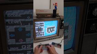 NES Puzznic Gravnic - CRT Sharp Linytron - #asmr #retrogaming #nintendo
