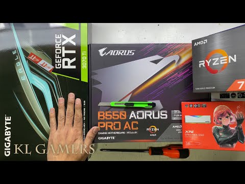 CPU AMD Ryzen 7 5800X & B550 AORUS PRO V2 INLAND AMD Ryzen 7 5700X 8-Core 16-Thread Unlocked Desktop