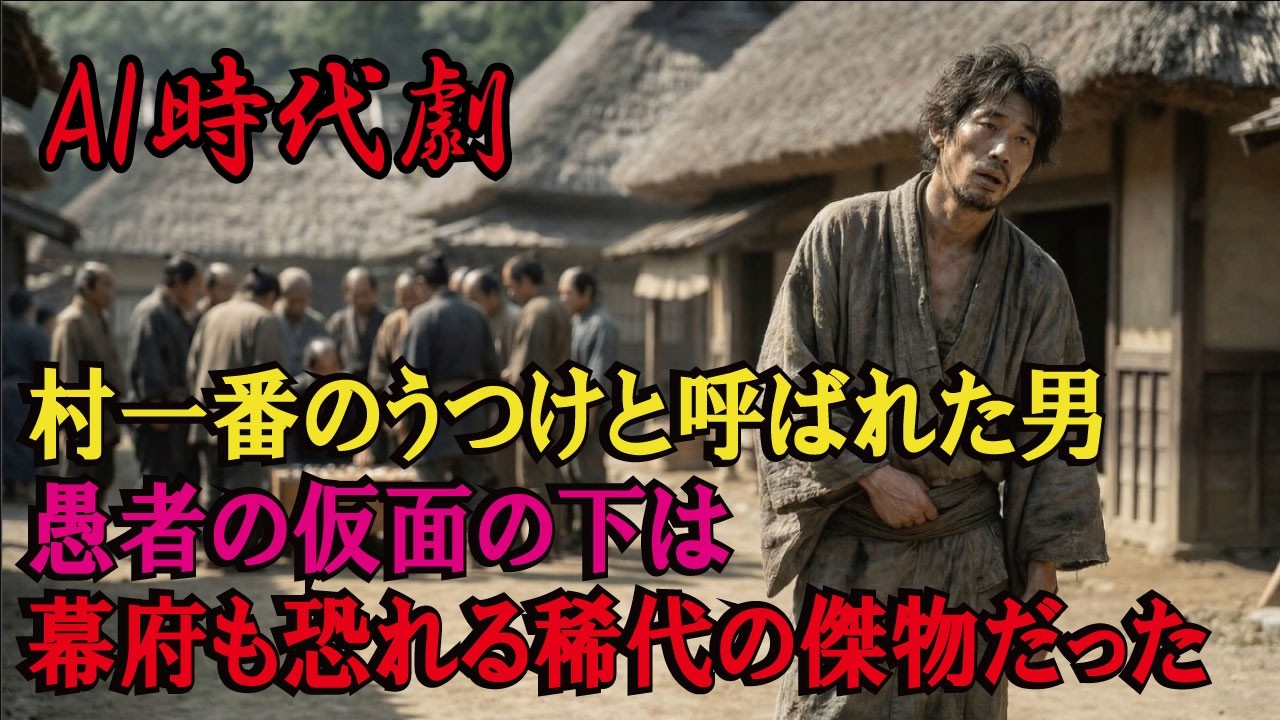 【江戸人情噺】村一番の「うつけもの」。実は幕府も恐れる「稀代の傑物」だった。15年間、バカなふりをし続けた男の真の正体は  |江戸時代| 民話 | 時代劇 | 昔話 | 朗読 | 伝説 |