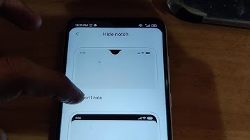 Hide Notch without moving status bar in MIUI 11