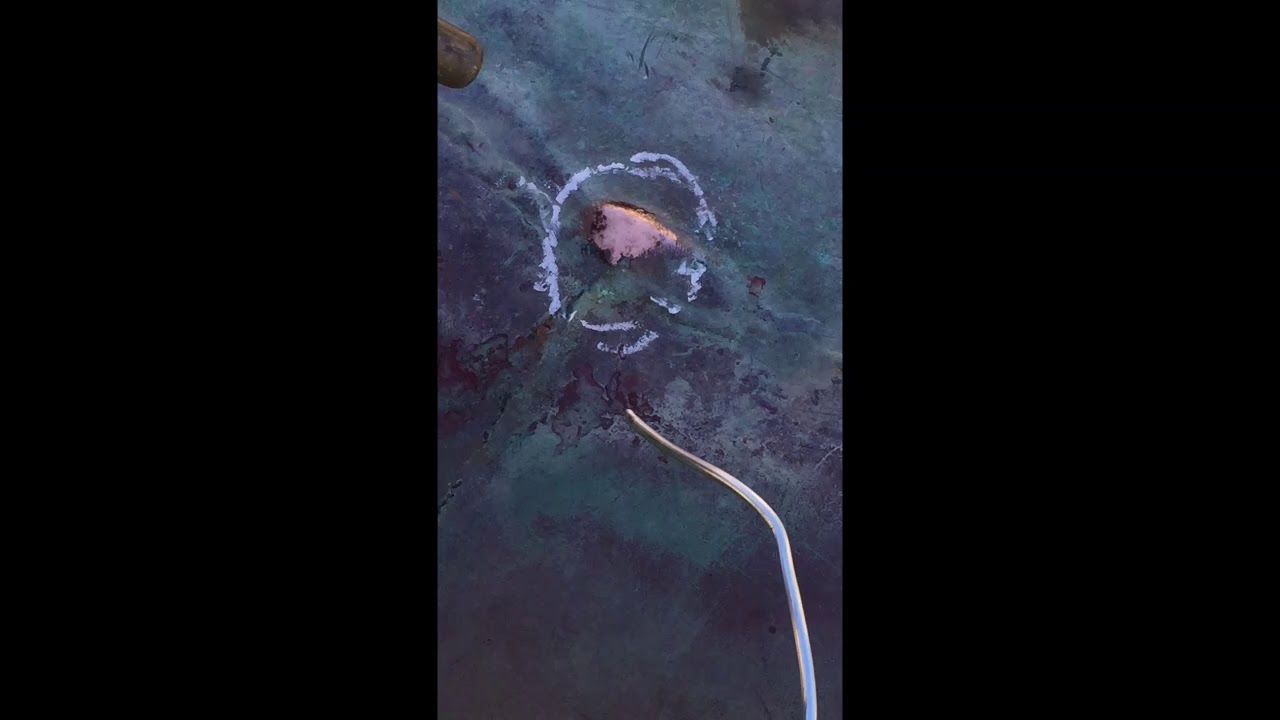 How to repair copper fountain