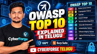 OWASP Top 10 Explained in Telugu 🔥 | Web Application Security & VAPT