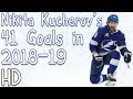 Nikita Kucherov's 41 Goals in 2018-19 (HD)