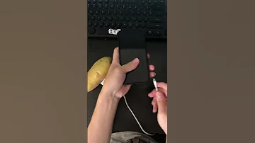 شاهد كيف يشحن الهاتف عن طريق البطاطا 