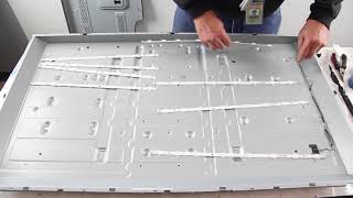 Samsung 50” LED TV - No Picture Bad Backlights - How To Replace LED Strips Model UN50