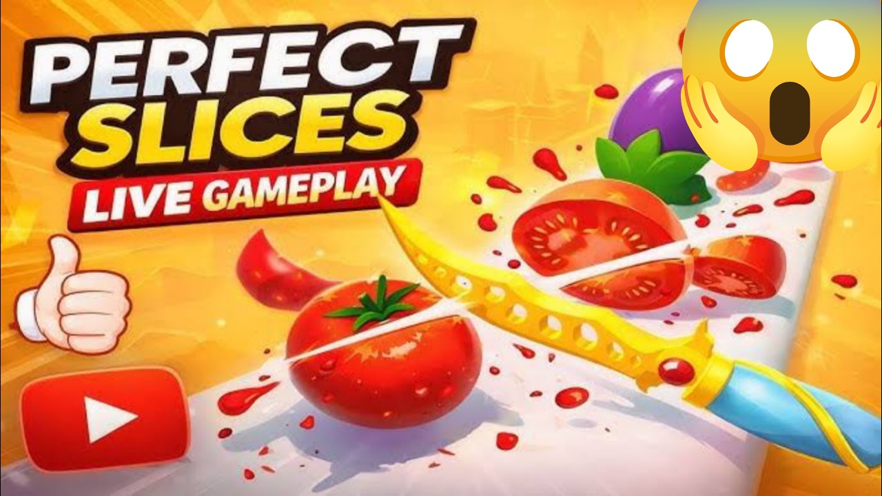 New Perfect slices 🔴 live stream perfect slices fruit cutting gameplay #shorts #live #shortvideo