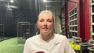 Jocelyn Briski after beating Mizzou