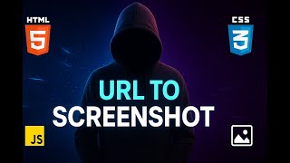 URL To Screenshot Using HTML CSS JS | Sawwqib Codes