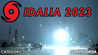 Chasing Hurricane IDALIA 2023 • Cat-3 Winds Tear Through Perry, FL (Trey Greenwood)
