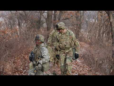 U.S. Army 2nd Infantry Division pushing forward in Korea