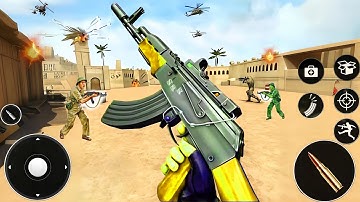 Counter Strike FPS Commando - Team Battle Gameplay | Offline Shooting Game 2025