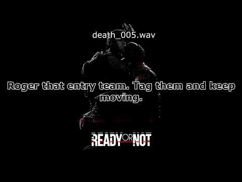 Ready Or Not TOC Voice lines (with subtitles)