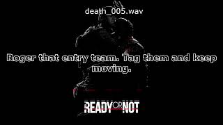 Ready Or Not TOC Voice lines (with subtitles)