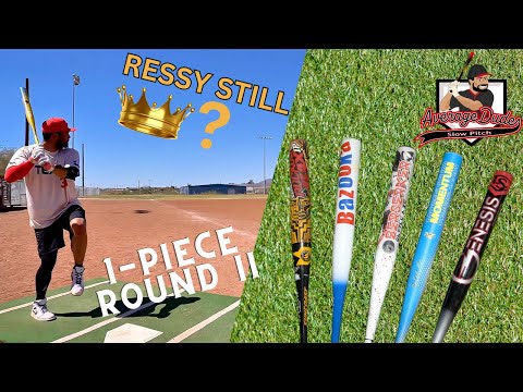 1-Piece Battle Round II - Is the Ressy still KING?? | USSSA Slowpitch Bat Review