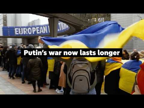 Four years since Russia launched its full-scale invasion of Ukraine.