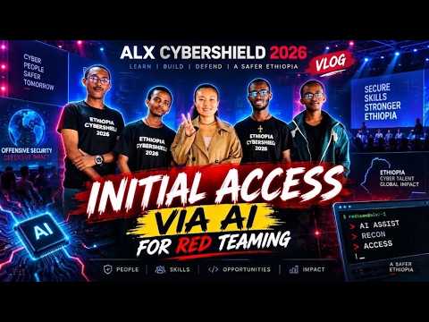 🔴 I Got INITIAL ACCESS Using AI?! 🤯 | ALX CyberShield 2026 Vlog #ALXCyberShield #Abugidasecurity