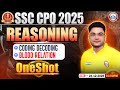 SSC CPO Reasoning 2025 | SSC Reasoning Coding Decoding &amp; Blood Relation One Shot | Shobhit Sir