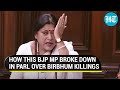 'Bengal Unlivable': BJP's Roopa Ganguly breaks down in Parl over Birbhum killings; Seeks Pres Rule